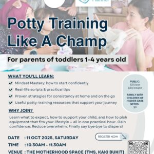Potty Training Like a Champ (11 Oct 2025)