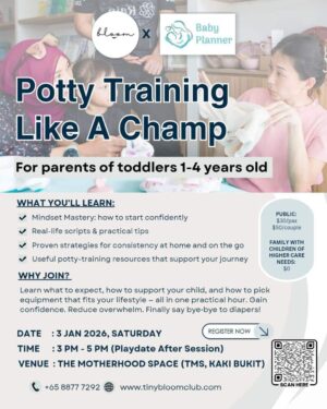 Potty Training Like a Champ (15 Aug 2026)