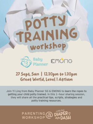 Motherswork Little Rei Diaper Dash - Potty Training Workshop