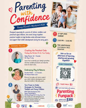 Young Parents' Weekend - Cracking the Preschool Code (27 Sep 2026)